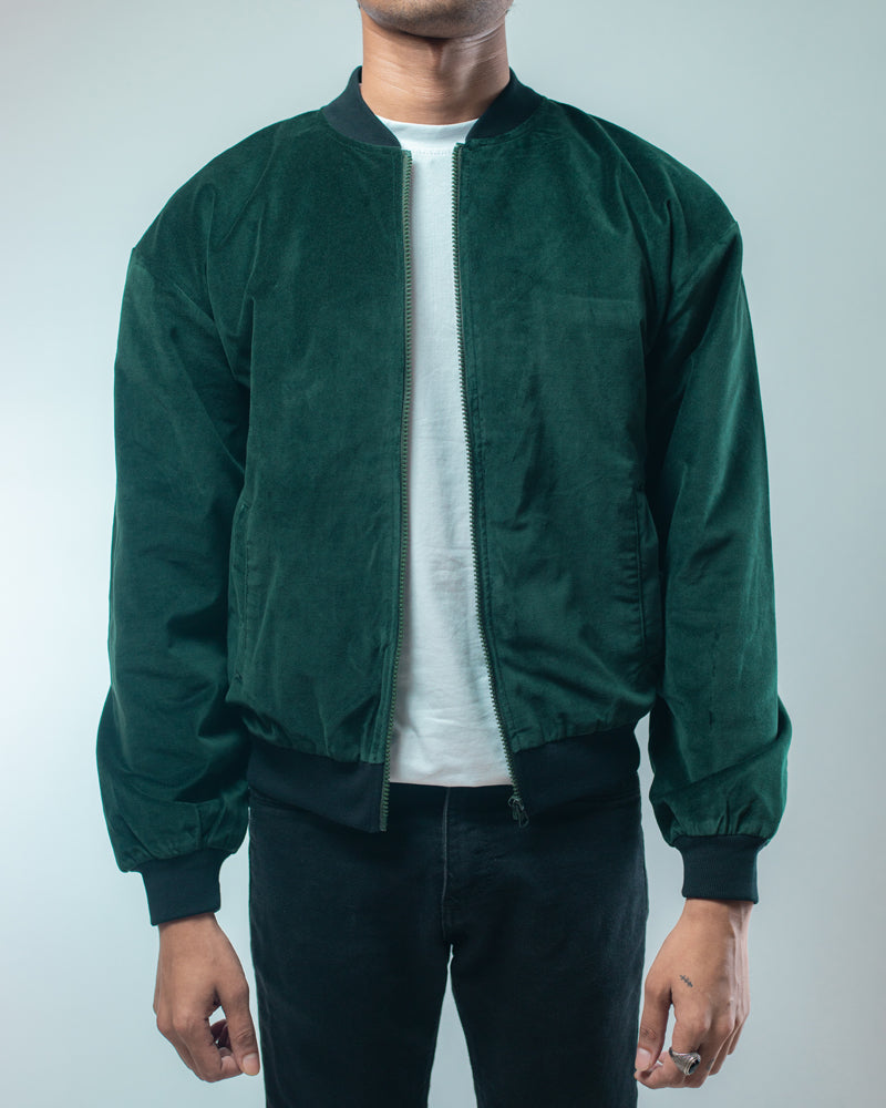 Velvet Bomber Jacket