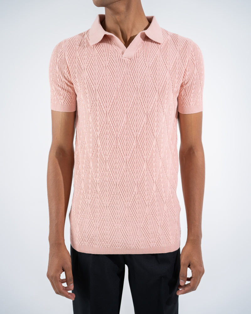 Diamond Knit Polo