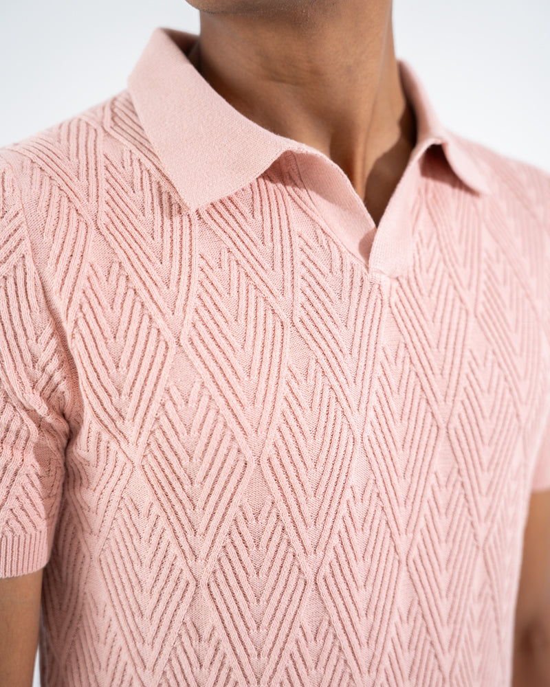 Diamond Knit Polo