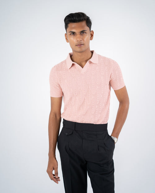 Diamond Knit Polo