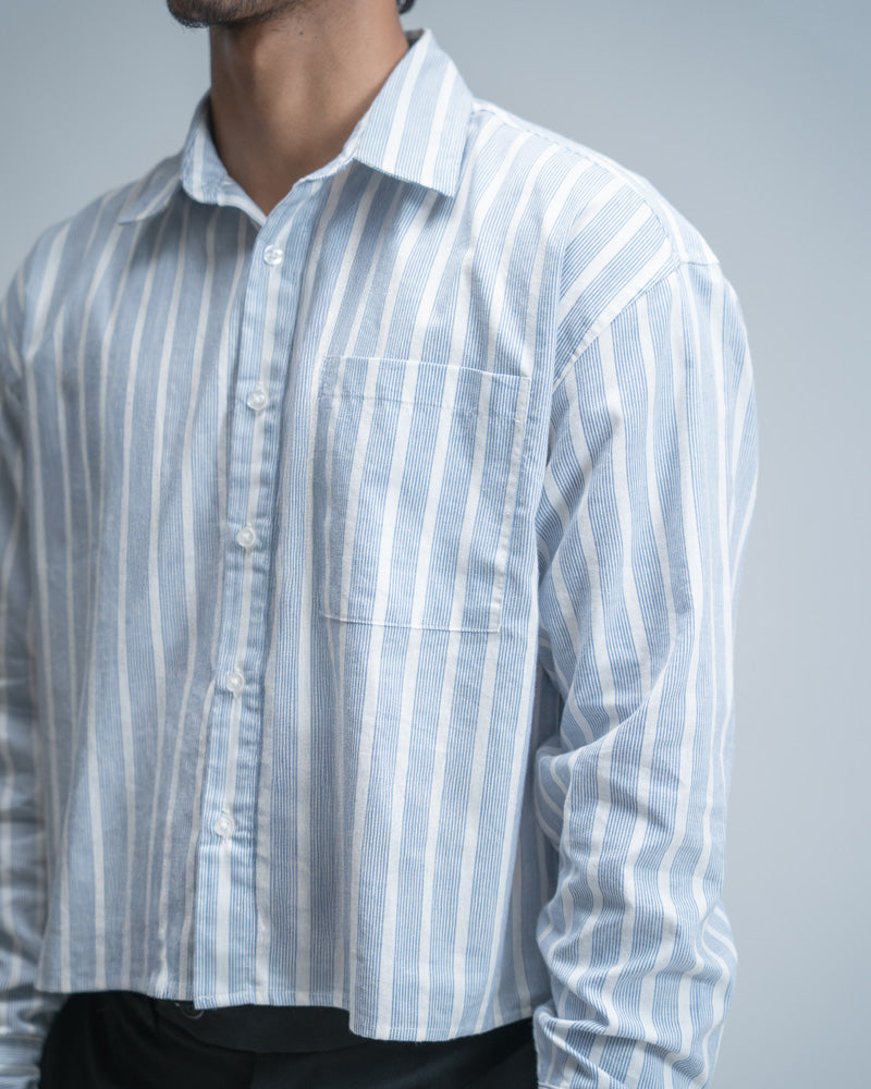 Oversized Cropped Shirt