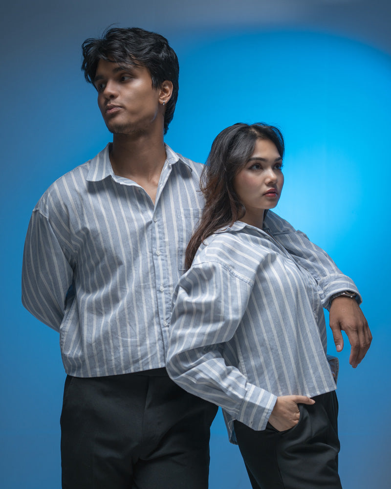 Oversized Cropped Shirt