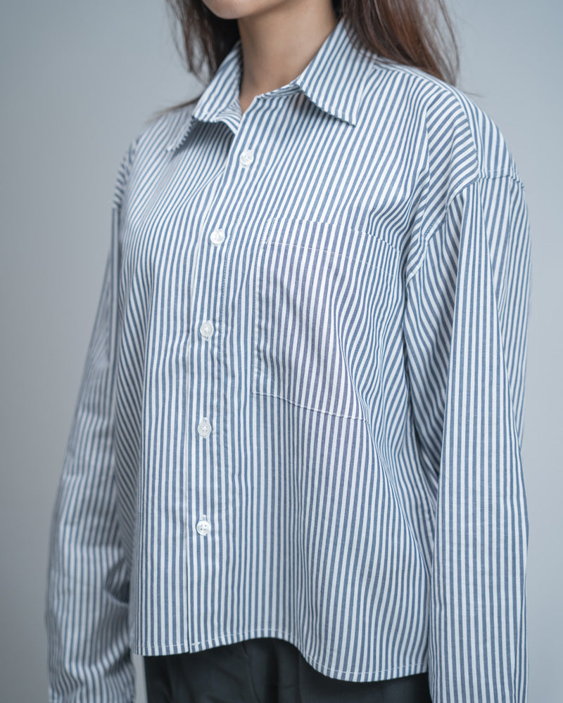 Oversized Cropped Shirt