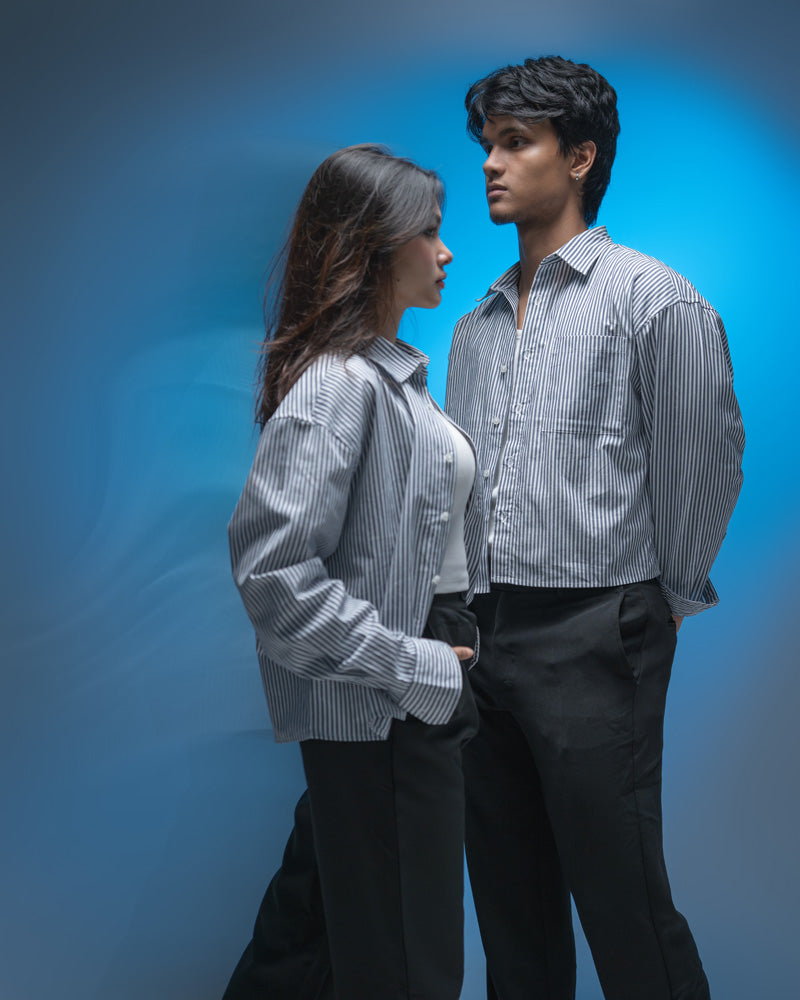 Oversized Cropped Shirt