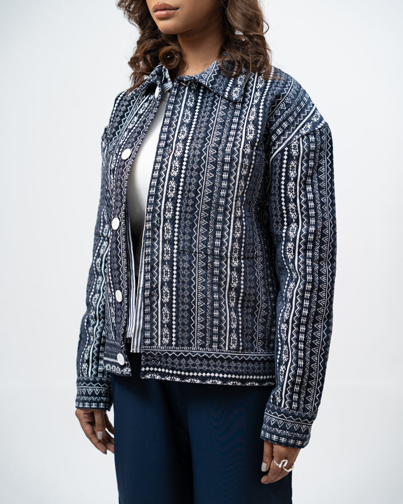 Aztec Weave Jacket – Gorur Ghash