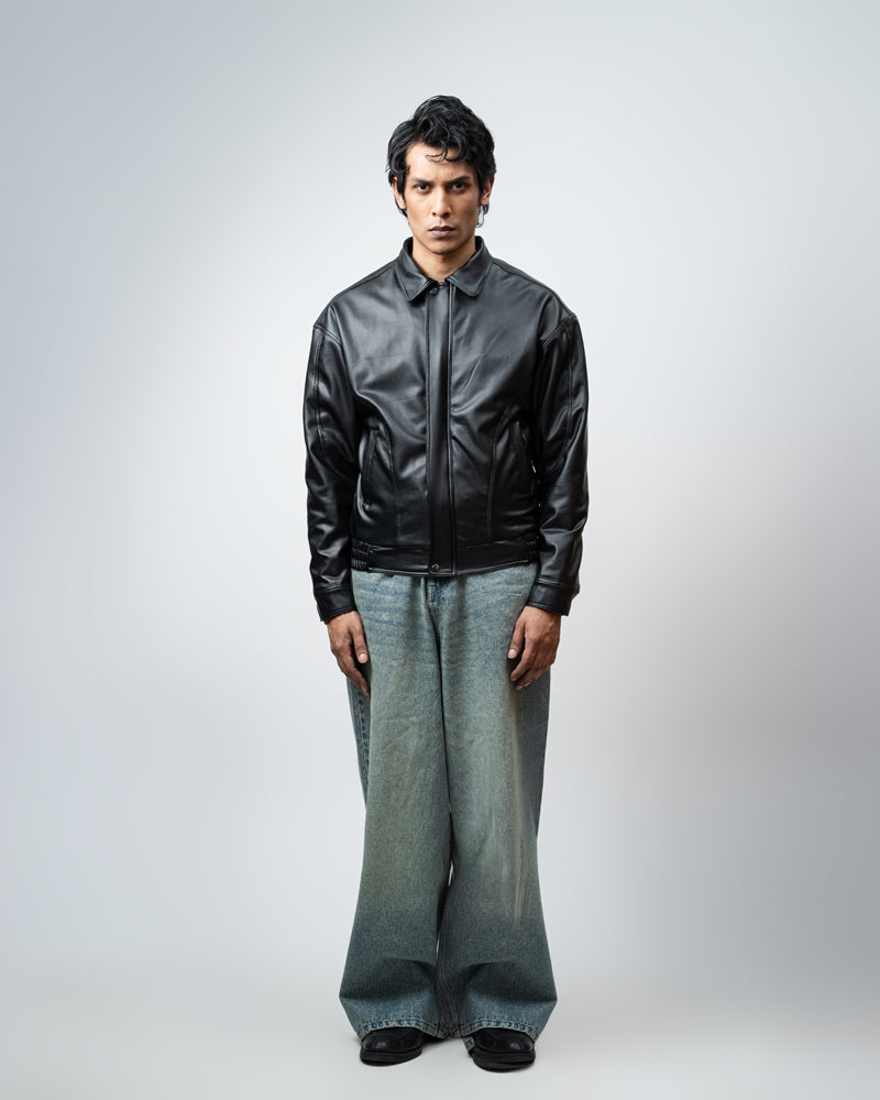 Classic Faux Leather Jacket