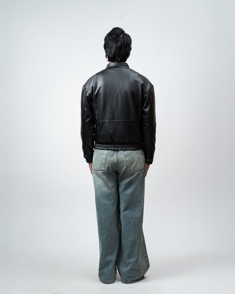 Classic Faux Leather Jacket