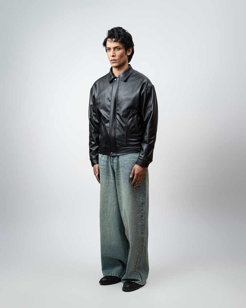 Classic Faux Leather Jacket