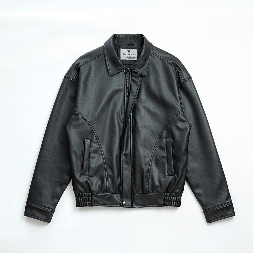 Classic Faux Leather Jacket