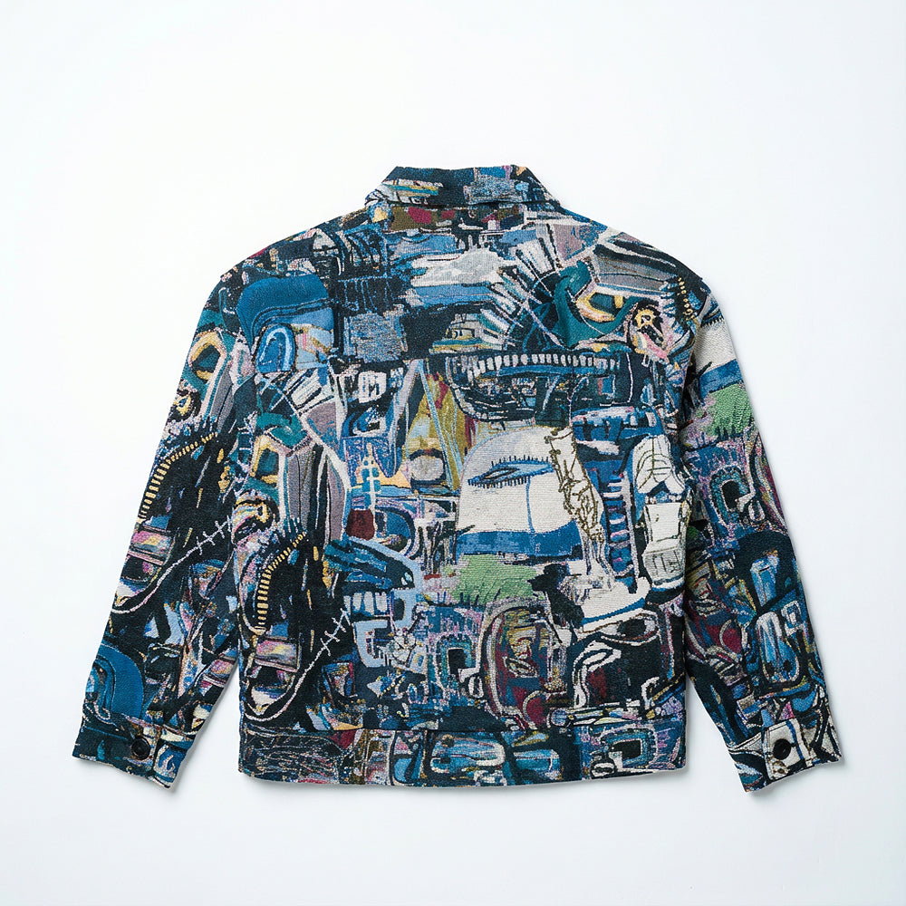 Graffiti Textured Jacket