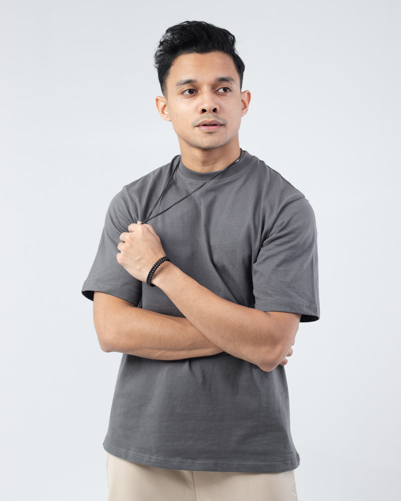 Drop Shoulder Solid T-shirt